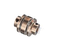 Flange Coupling LE D56L45/64 Flexible Motor Shaft Coupling Aluminum Diaphragm Universal Joint for 3D Printer Universal Joint CNC(LE2-B-D56L64-19X19)