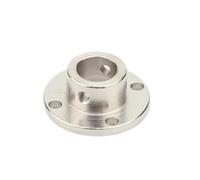 Flange Coupling Rigid Flange, 1PCS 3MM 5MM High Hardness Metal Coupling Flange Guide Shaft Optical Axis Support Motor(5mm)