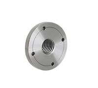 Flange ，Flanged Backnut, Pipe Cover Decoration Flange,3 Inch 75mm Flange Faceplate Wood Lathe Chuck M33 X 3.5 / M18 X 2.5/1'' X 8 TPI Thread Face Plate Woodworking Turning Tools Accessories (Color : M