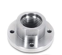 Flange ，Flanged Backnut, Pipe Cover Decoration Flange,Woodworking Lathe Chuck Panel, 1Incn X8TPI, Flange Face Plate, Woodworking Lathe Accessories (Color : 50mm (1-8TPI)) (Color : 75mm (1 8tpi)) (Siz