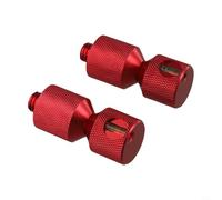 Flange for Pin Set 11/8 Inch Two Hole Positioning Black 6061 Aluminum Pins Oxide Pipe for Asme Alignment Flanges 1/2 Anodized 14 Inch(red2pcs)