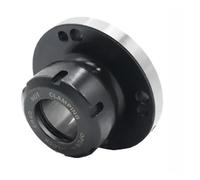 Flange Four Axis Collet Chuck ER Series - CNC Lathe Tool Fixture for Precision Machining, Carbon Steel(ER16-D45 (4 Holes))