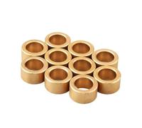 Flange Guide Sleeve 10pcs Bearing Sleeve for 3D Printer Accessories, 3mm 4mm 5mm Brass Base Bushing High Stiffness(3x5x4mm)