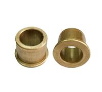 Flange Guide Sleeve 5pcs Self-Lubricating Flanging Guide Sleeve Bushing, Powder Metallurgy Oil Copper with Stepped Flange(4x8x8x12x2mm)