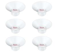 Flange Insert 15mm Compatible with Momcozy M5/M6/M9/Air1/W1/S12 pro/S9 pro/V1 pro/V2 pro Breast Pump Replacement Accessories, for Momcozy Flange Inserts Replacement Parts,6 Piece Set-15mm