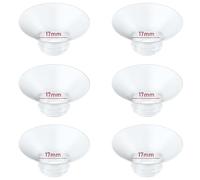 Flange Insert 17mm Compatible with Momcozy M5/M6/M9/Air1/W1/S12 pro/S9 pro/V1 pro/V2 pro Breast Pump Replacement Accessories, for Momcozy Flange Inserts Replacement Parts,6 Piece Set-17mm