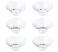 Flange Insert 19mm Compatible with Momcozy M5/M6/M9/Air1/W1/S12 pro/S9 pro/V1 pro/V2 pro Breast Pump Replacement Accessories, for Momcozy Flange Inserts Replacement Parts,6 Piece Set-19mm
