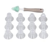 Flange Insert Silicone Wearable Pump Flange Insert Soft Comfortable Safe BPA Free Multiple Sizes 13MM 15MM 17MM 19MM 21MM 24MM for Breast Pumping Moms