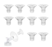Flange Inserts 10PCS 14/16/18/20/22mm*2 Compatible with Momcozy M5/M6/M9/S12pro/S9pro/Spectra/Medela/Willow/TSRETE 24mm Breast Pump Shields/Flanges