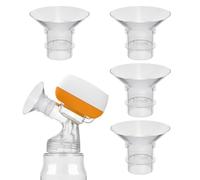 Flange Inserts for Breast Pump,4PCS Breast Pump Flange,17mm and 19mm Flange Insert,Breast Pump Replacement Flange for Momcozy S9/S9Pro/S12/S12Pro 24mm Flange,Medela/Willow Wearable Breast Pump Shields