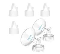 Flange Inserts for Spectra, Spectra Replacement Pump Parts for S1/S2/9 Plus, Not Original Accessories, Breast Pump Parts Include 2-Pack 28MM Flanges and 4-Pack Duckbill Valves