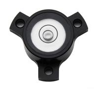 Flange Level Gauge Aluminum Alloy Precision 30'2mm Accurate Leveling Compact 32x20x12mm White Green Enhanced Visibility Oxidized Black Protective Casing Industrial Construction DIY(B)