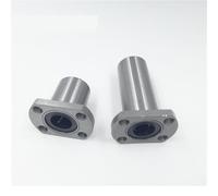 Flange Linear Motion Bushing LMH Ball Bearing Set For 3D Printer CNC Machine 2Pcs(4Pcs,LMH12UU)