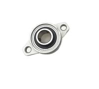 Flange Mounted Pillow Bearings Block， Pillow Block Flange Bearing Zinc Alloy Horizontal Linear Shaft Support 20-35mm Bore(Horizontal 20mm)