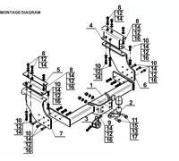 Flange Neck Tow Bar For IVECO Daily (35C/50C) (2006-2013) I-015