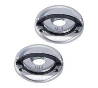 Flange Nut for Angle Grinder,2 Pieces with Vibration Dampening Effect | M14 Flange Nut for Grinding Tools | for Metalworkers and Technicians