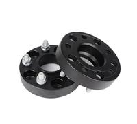 Flange Plate Wheel Spacers Hub Widened Adapter For Chery For Jetour For Traveler T2 25/30/35mm 5x108 60.1 2PCS(2pcs 25mm-BK)