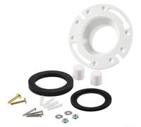 Flange Seal Kit for RV Toilet 300 310 320 - Robust ABS Rubber Dome Replacement - for caravan for motorhome Marine Toilet Parts(White)