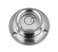 Flange Spirit Level Bubble Bullseye Leveler with Base Horizontal Measuring Instrument Diameter 32mm High Temperature Resistance