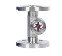 Flange Water Flow Indicator, Water FlowIndicator For Pipeline Observation, 1.6MPa DN15-DN40 Flange Sight Glass Water FlowIndicator(DN15)