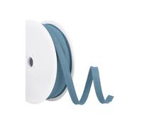 Flanged 10mm wide piping cord 2 mm 100% Cotton bias binding cut - Per Metre - denim blue