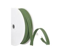 Flanged 10mm wide piping cord 2 mm 100% Cotton bias binding cut - Per Metre - Forest Green