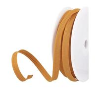 Flanged 10mm wide piping cord 2 mm 100% Cotton bias binding cut - Per Metre - mustard