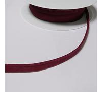 flanged 2mm Insert Piping Cord Poly Cotton Fabric Covered bias Cut - Sold by the Metre - Many Colours (Burgundy)