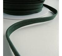 flanged 2mm Insert Piping Cord Poly Cotton Fabric Covered bias Cut - Sold by the Metre - Many Colours (Dark Green)