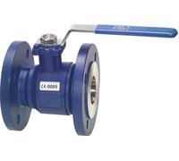 Flanged Ball Valve 2-Way DN32 PN40 Cast Steel DVGW EN 14141