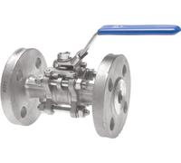 Flanged Ball Valve 2-Way DN32 PN40 Stainless Steel 3-Piece