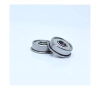 Flanged Bearings 10PCS F606zz F608zz Flanged Ball Bearing F623zz F624zz ABEC-1 Double Shielded Inch Ball Bearings Industrial Products(F624ZZ A1 10PCS)