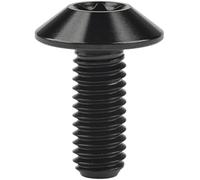 Flanged Button Head Screw Allen Bolt Titanium Hex Button Head Screws For Cycle Parts Multicolor M5 (12-15) mm Pack Of 8(Svart,M5X15mm 12Pcs)