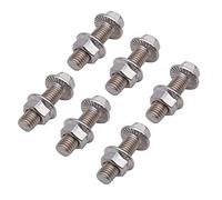 Flanged Hex Head Bolts, Flange Bolts, Exhaust Manifold Bolt Kit M10X1.5-35mm 6-Pack