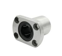 Flanged Linear Ball Bearing Slider 10pcs LMH30UU 30 * 45 64mm Flange CNC Bushing for 3D Printer Parts Rods