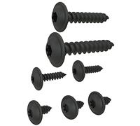 Flanged Self-Tapping Screws Pan Head Torx Black Galvanised DIN 7049: 4.8 x 13 mm, 20 pcs
