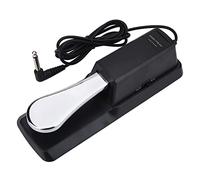 Flanger Keyboard Sustain Pedal, Slip-resistant Rubber Bottom, Material, Suitable for Electronic Keyboard and Digital Piano, 63-inch Cable Length, Classic Style Design
