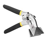 Flanging Pliers Flat Nose Hand Seamer, Manual Bending Seam Tool with Curved Ergonomic Handles and Rubber Coating, for Sheet Metal Folding, Rusty Steel Ceilings and HVAC Ductwork