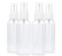 Flankor Small Spray Bottles - 4 Pack Fine Mist Atomiser Empty Travel Spray Bottles for Traveling Make-up Skincare Cleaning (100ml)