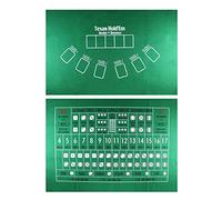 Flannel 21 Points Dice Table Mat Family Party Game Hold Tablecloth Entertainment Toys Game Set With Cards And Chips