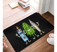 Flannel absorbent door mat Weed Bud Joint Lighter Non-slip Floor Mat Cushion Carpet Rug