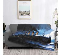 Flannel Blanket Lightweight Soft Cozy Fuzzy Warm Fleece Throw for Couch Sofa Bedroom Living Room 60"x50"