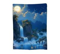 Flannel Blanket Sky Soft Throw Blanket for Sofa Couch Bed, Warm Cosy Blankets and Throws, Office Home Decor Friendship Gift for Women Adults Kids, All Seasons 80x120cm 14-259