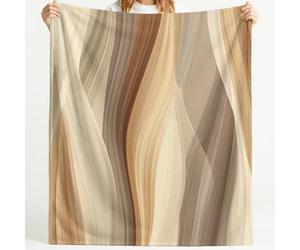Flannel Blanket Soft Microfiber Comfortable Wave Natural Flowing Line Texture Wood Grain Abstract Layered Fluffy Cozy Blanket Warm Sofa Blanket 27in × 40in Suitable For Beds Throw Blanket