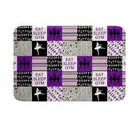 Flannel Carpet Ballet Dancing Ballerina Decorative Flannel Mat Durable Barrier Mat For Kitchen Home Hallway 40X60Cm