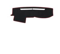 Flannel Dash Mat For Toyota For 4Runner B210 2003-2009 Car Dash Board Sunshade Anto-UV Carpet Dashboard Cover Protective Pad(RHD Red Edge)