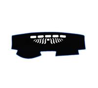 Flannel Dash Mat For VW For Passat B7 2011 2012 2013 2014 2015 Anti-sun Shade Auto Protector Rug Car Dashboard Cover Dash Mat Carpet Cape Dashboard Decorative(Blue LHD Style 2)