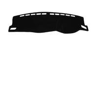 Flannel Dash Mat For VW For T-ROC TROC 2017-2023 Car Dashboard Cover Mat Pad Sunshield Carpet Dashmat(RHD Black Edge)