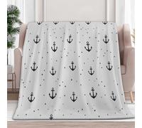 Flannel Fleece Blankets Grey, Minimalist Logo Dots Soft Cozy Print Throw, Fluffy Fall Blanket Plush Home Decor for Couch Bed Sofa Living Room Bedroom, Throw size