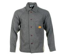 Flannel FOH Overshirt Charcoal, Large